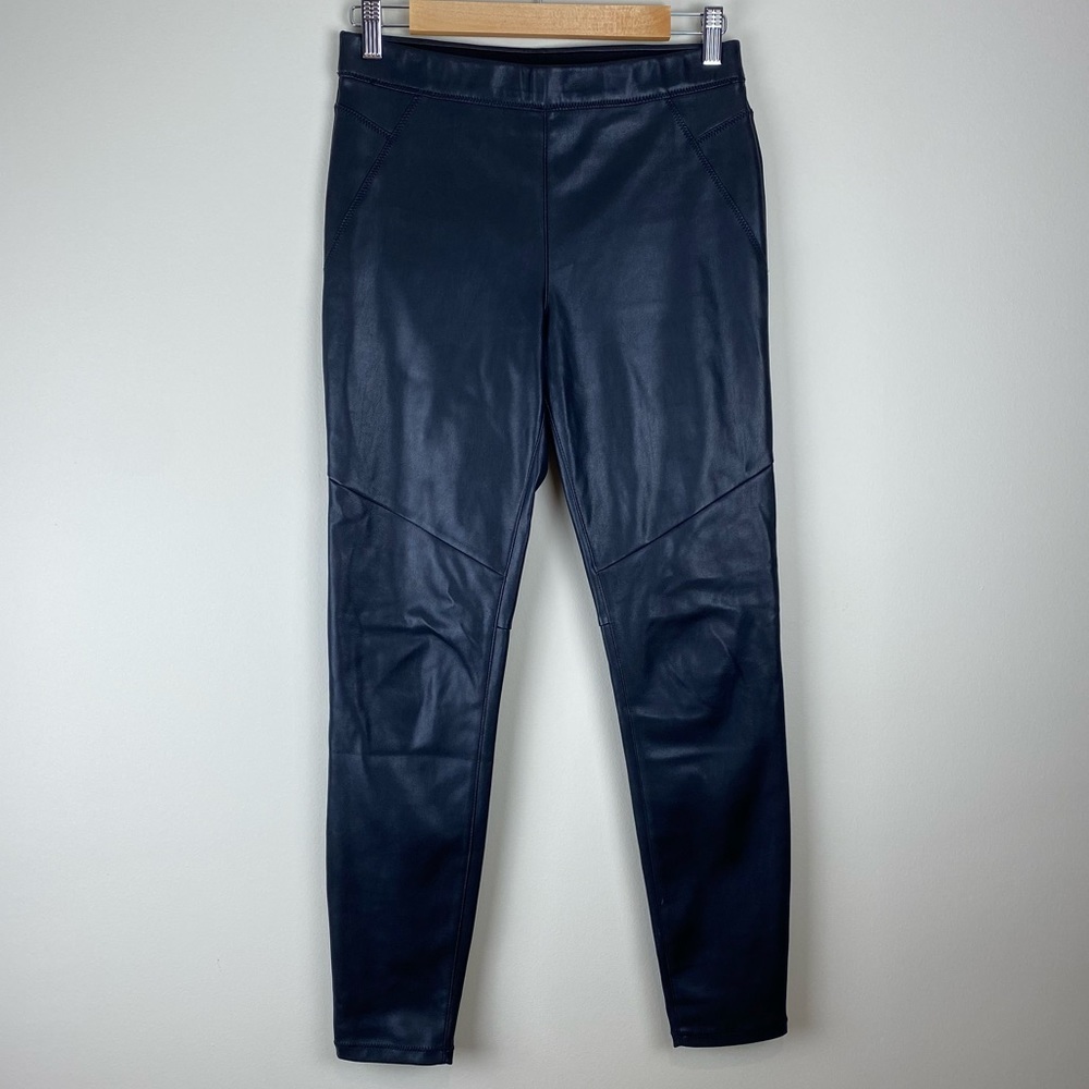 Free People faux vegan leather leggings size 26